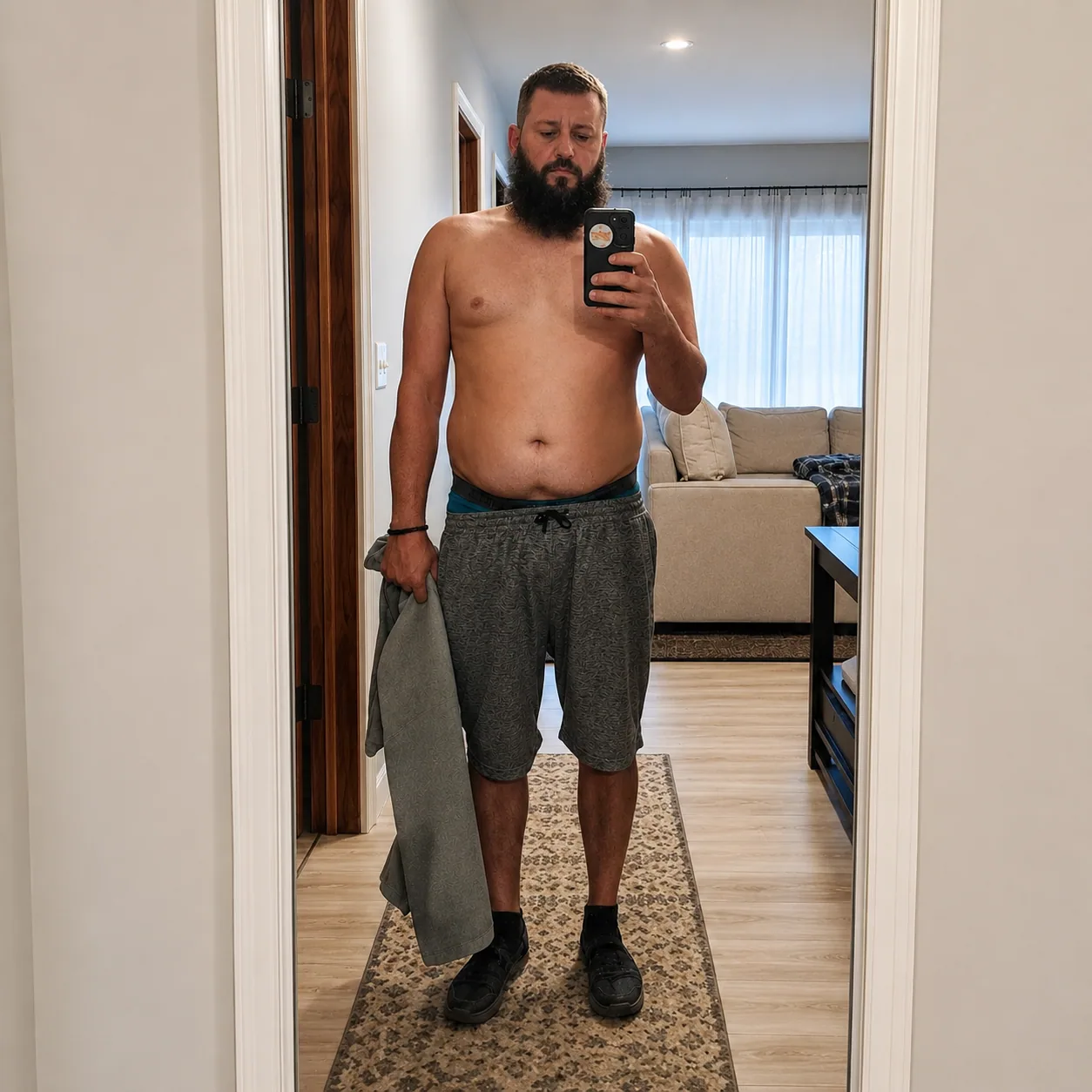Brent before Ageless Fitness USA coaching