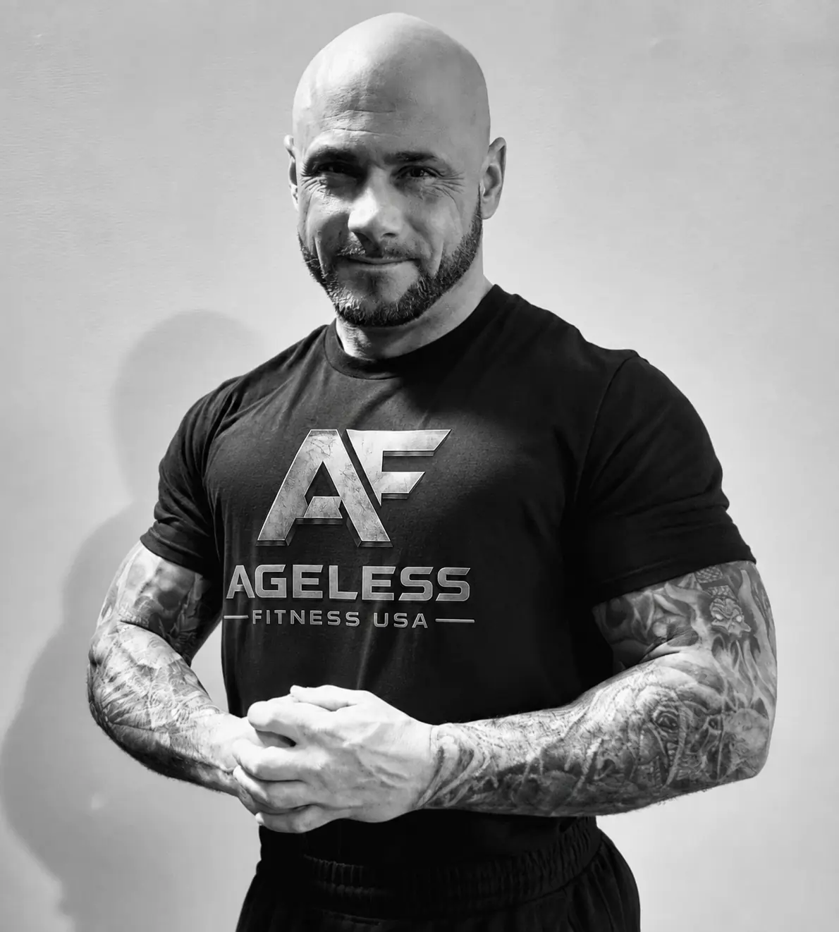 Danny Dunaski coaching an Ageless Fitness USA client